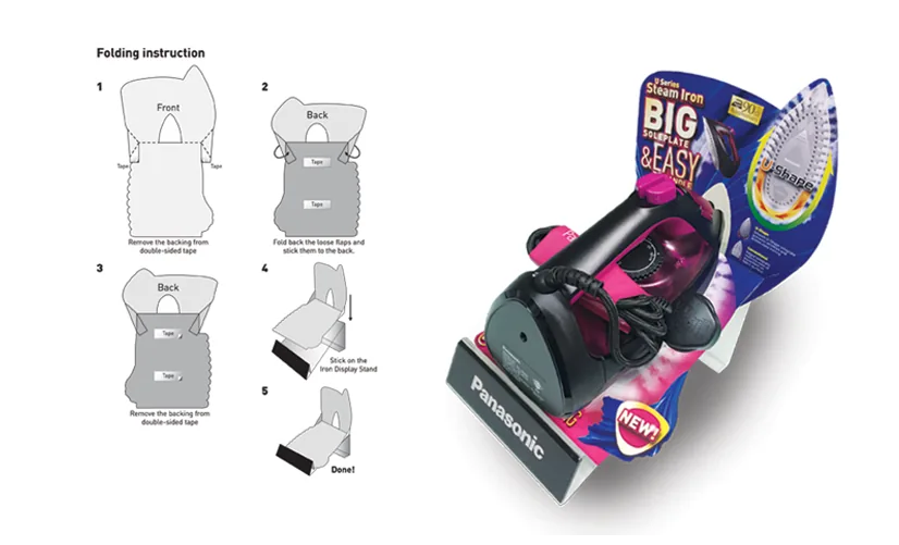 Point-of-purchase retail display design project